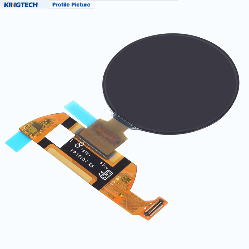 1.39 Inch 454x454 AMOLED Round Super Thin Display With Multi-touch Screen
