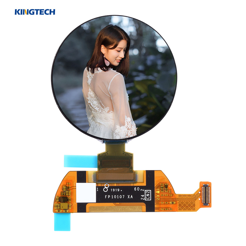 1.39 Inch 454x454 AMOLED Round Super Thin Display With Multi-touch Screen
