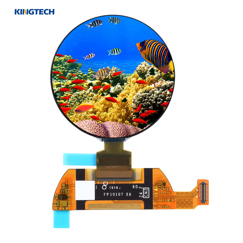 1.39 Inch 454x454 AMOLED Round Super Thin Display With Multi-touch Screen
