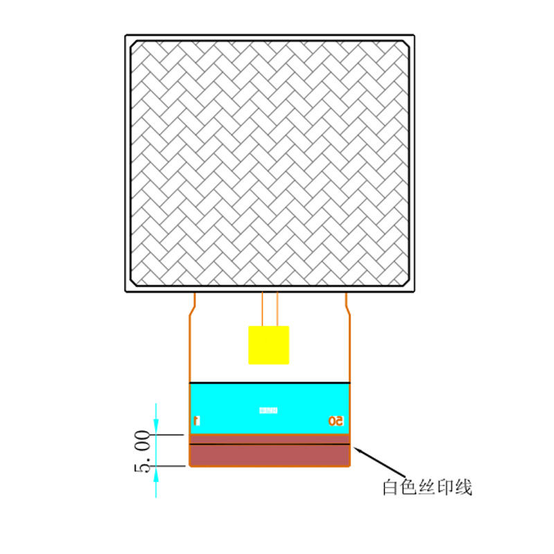 2-дюймовый 320*240 маленький/крошечный трансфлективный ЖК-дисплей