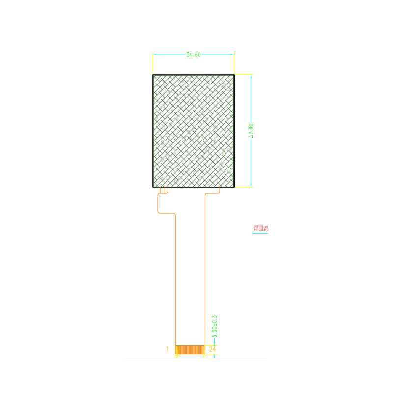 2.0 Inch 240*320 TFT Round Module Display