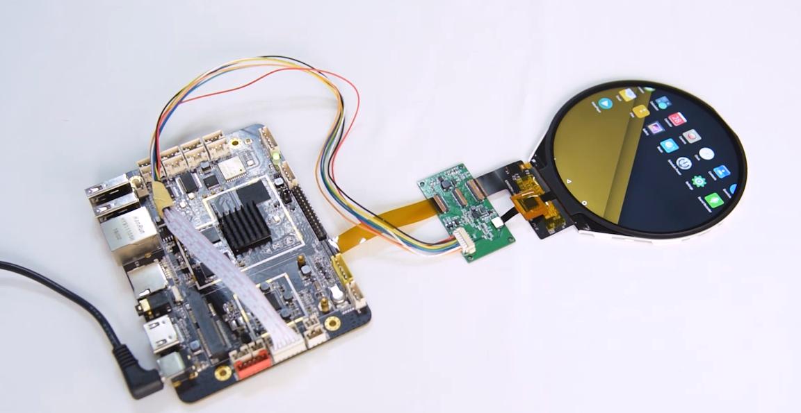 3.4inch round with Android board 3.4inch round with Android board