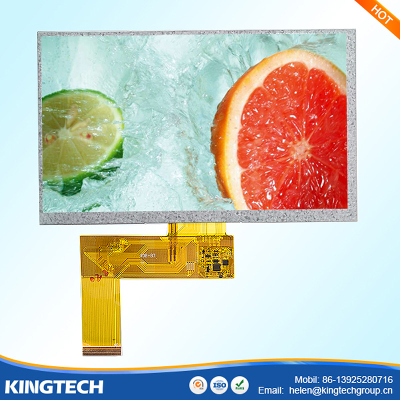 24bit RGB Interface 800x480 7 Inch TFT LCD Display