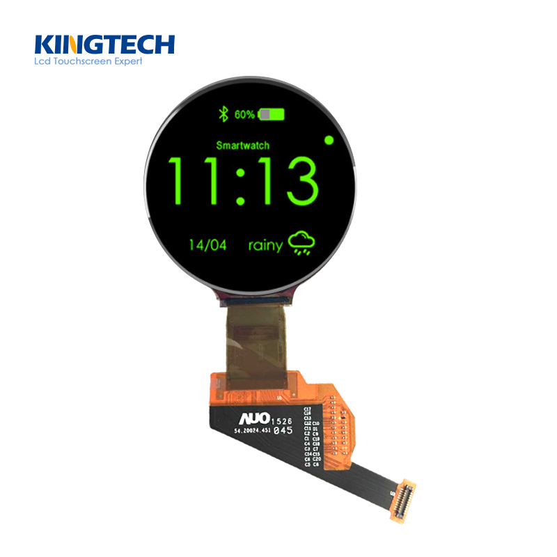 1,39 tuuman 400x400 AMOLED pyöreä erittäin ohut näyttö monikosketusnäytöllä ja MIPI HDMI-levyllä