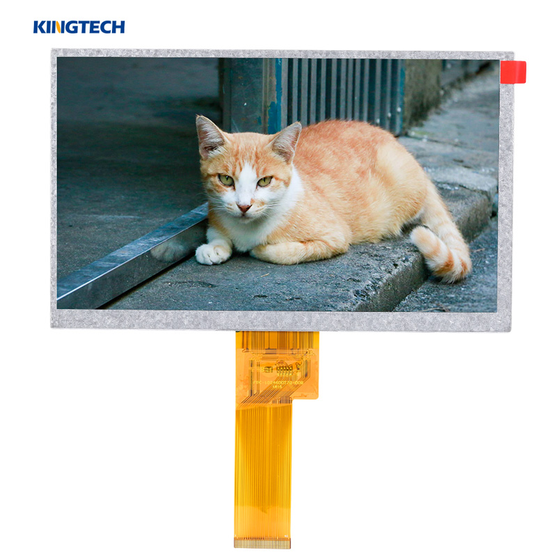 LVDS Interface 7 Inch 1024x600 Resolution LCD Display