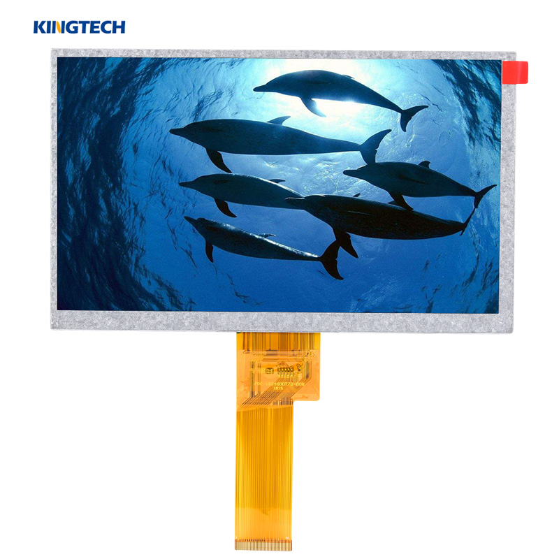 LVDS Interface 7 Inch 1024x600 Resolution LCD Display