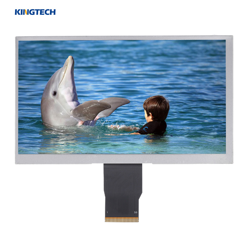 TTL Interface 7 Inch 1024x600 All View Angle LCD Display