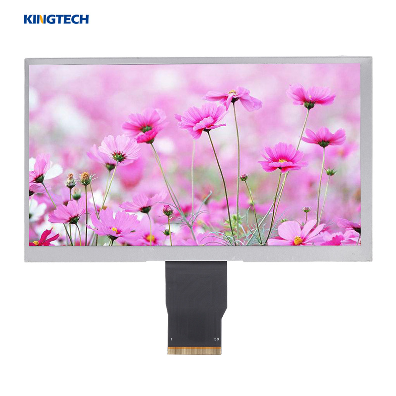 TTL Interface 7 Inch 1024x600 All View Angle LCD Display