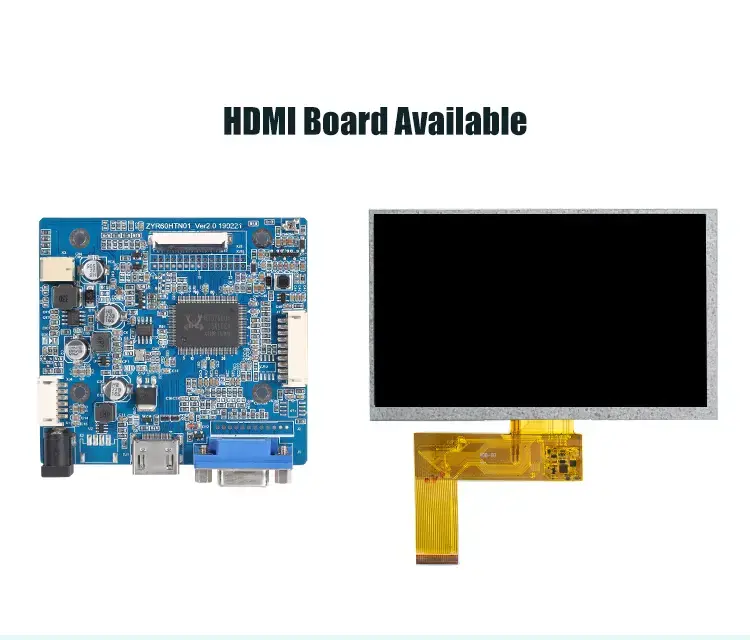 7 inch 800x480 resolution RGB interface TFT LCD display