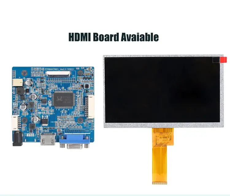 7 inch 1024x600 LVDS interface TFT LCD display