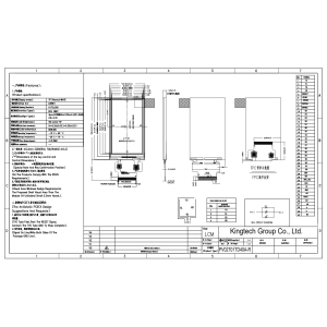 2.7 inch 960*240 TFT display