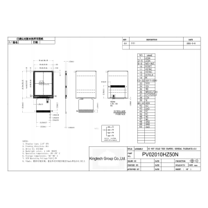 2.0 inch 240*320 resolution TFT LCD display