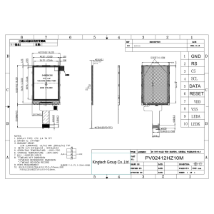 2.4 inch 240*320 TFT LCD display