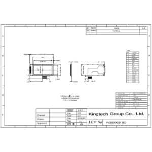 0.96 inch 80*160 bay type resolution LCD display