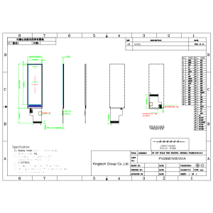 Kingtech 2.99 inch 268*800 TFT display supply very stable