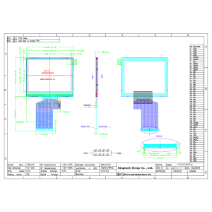 Kingtech 3.5 inch 320x240 resolution TFT LCD display