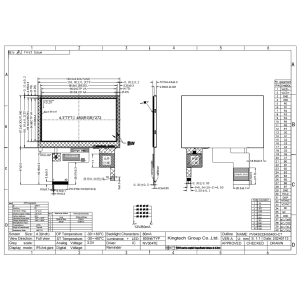 Kingtech 4.3" inch 480*272 TFT module display