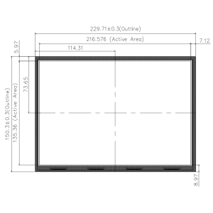 Kingtech 10.1inch 1920x1200 16:10 TFT module display